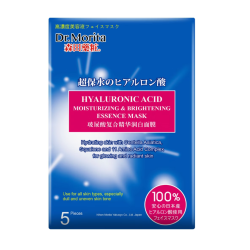 Dr.Morita Hyaluronic Acid Moisturizing & Brightening Essence Mask 5'S