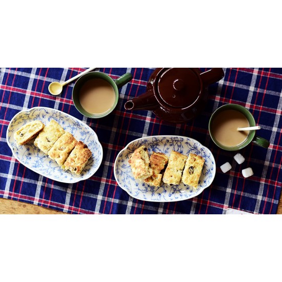 Chamomile oval plate