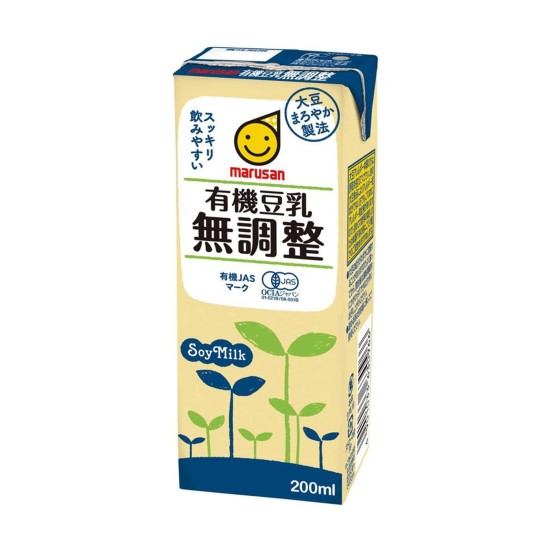 Marusanai Soymilk Unsweetened Organic 200Ml