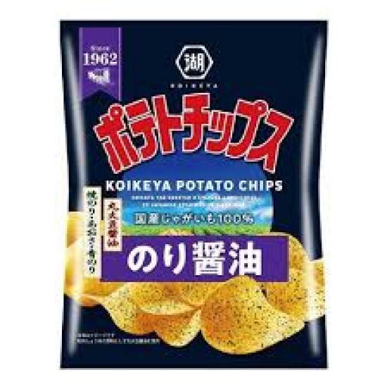 Koikeya Seaweed/Soy Sauce Potato Chips 50G