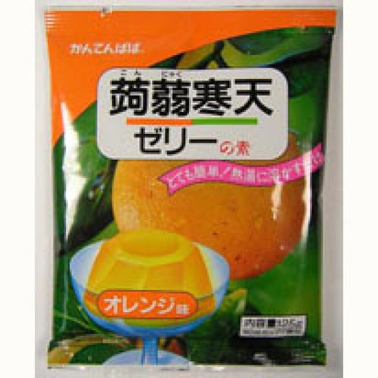 INA Konnyaku Kanten Jelly Orange 125g